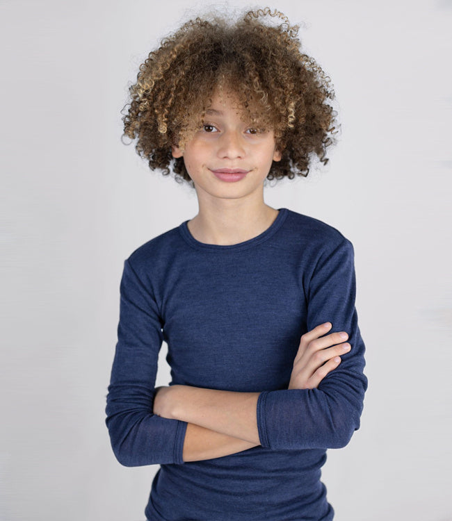 ENGEL longsleeve van wol zijde EFFEN MARINE kind