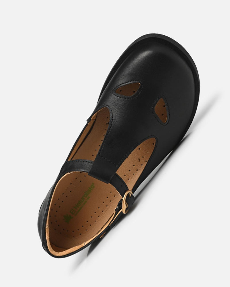 EL NATURALISTA eleganter Keilsandalette GAIA BLACK