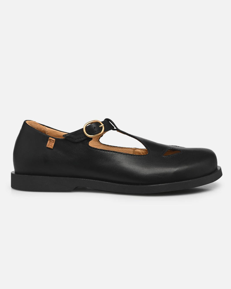 EL NATURALISTA eleganter Keilsandalette GAIA BLACK