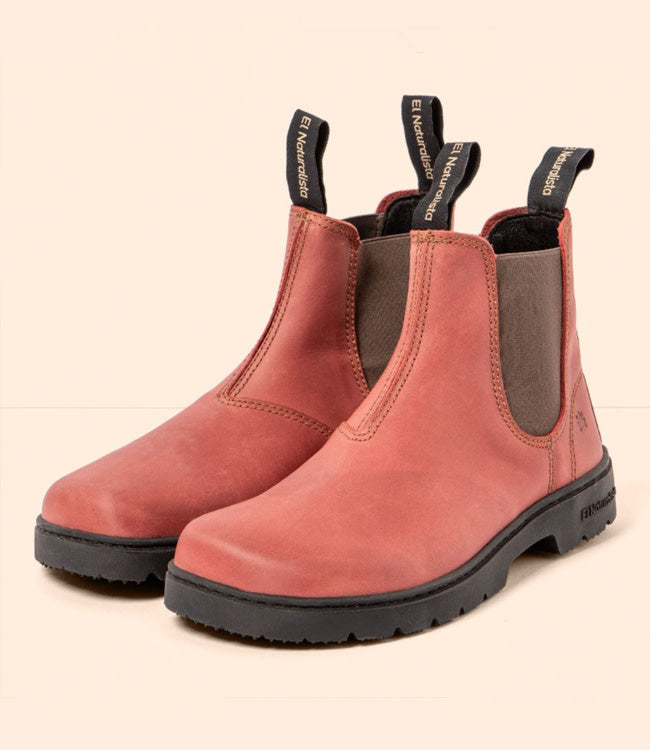 EL NATURALISTA duurzame chelsea boot BLUSH unisex