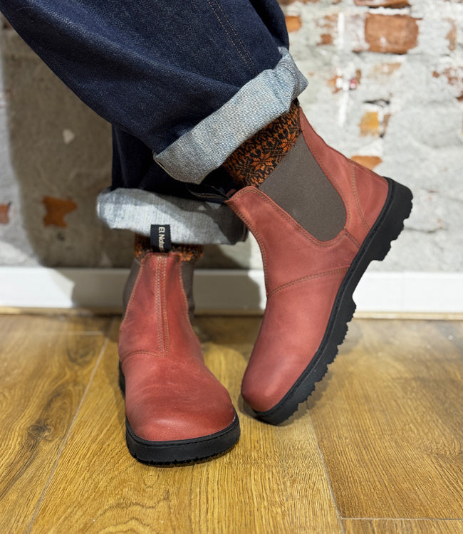 EL NATURALISTA duurzame chelsea boot BLUSH unisex