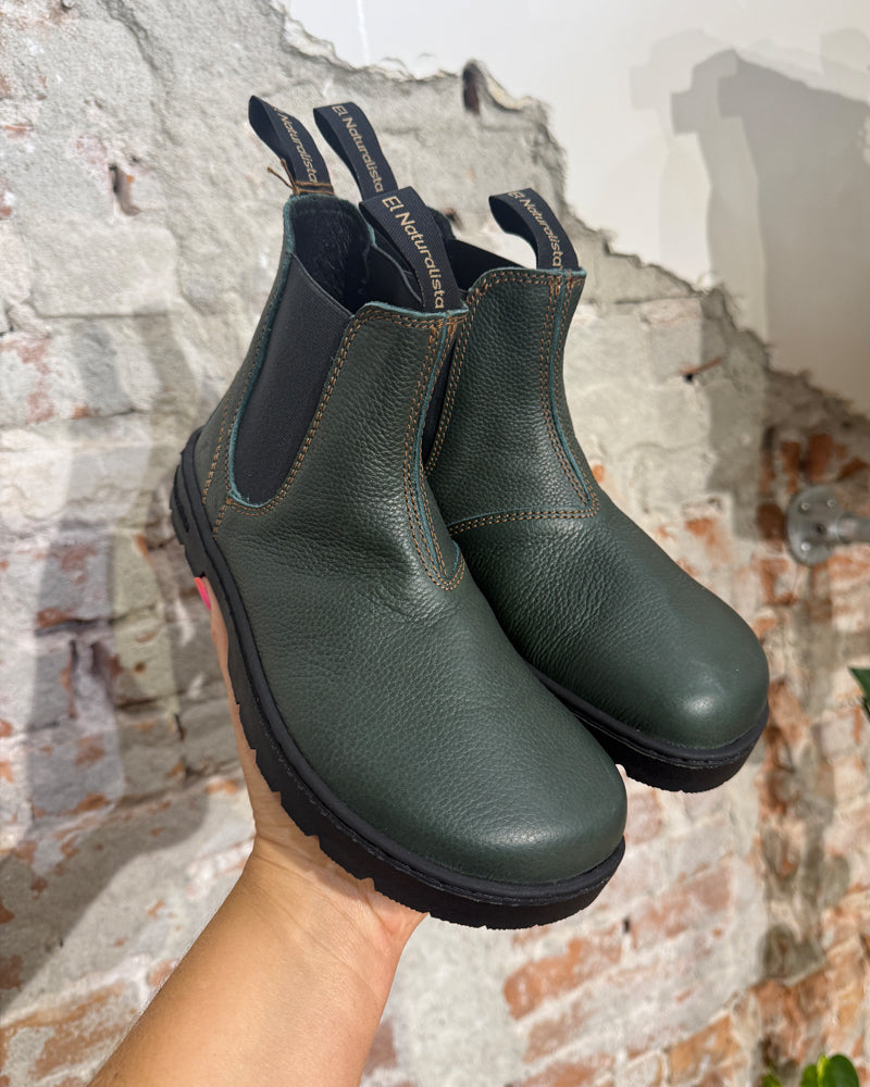 EL NATURALISTA duurzame chelsea boot PETROL unisex