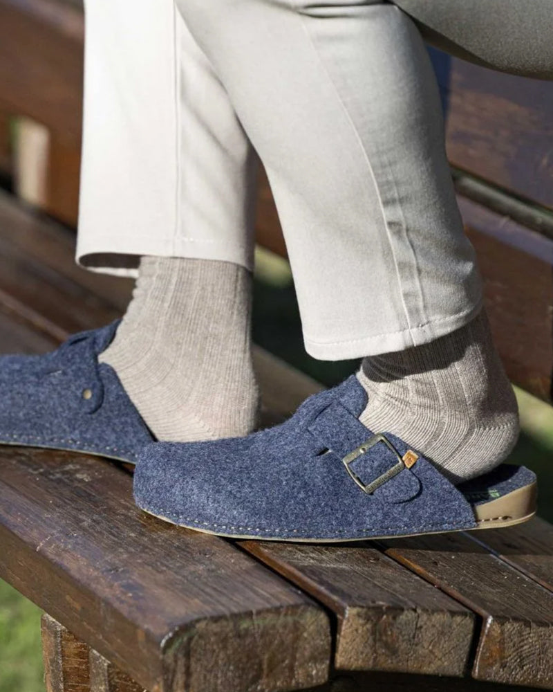 EL NATURALISTA wollen pantoffels SLIPPER OCEAN unisex