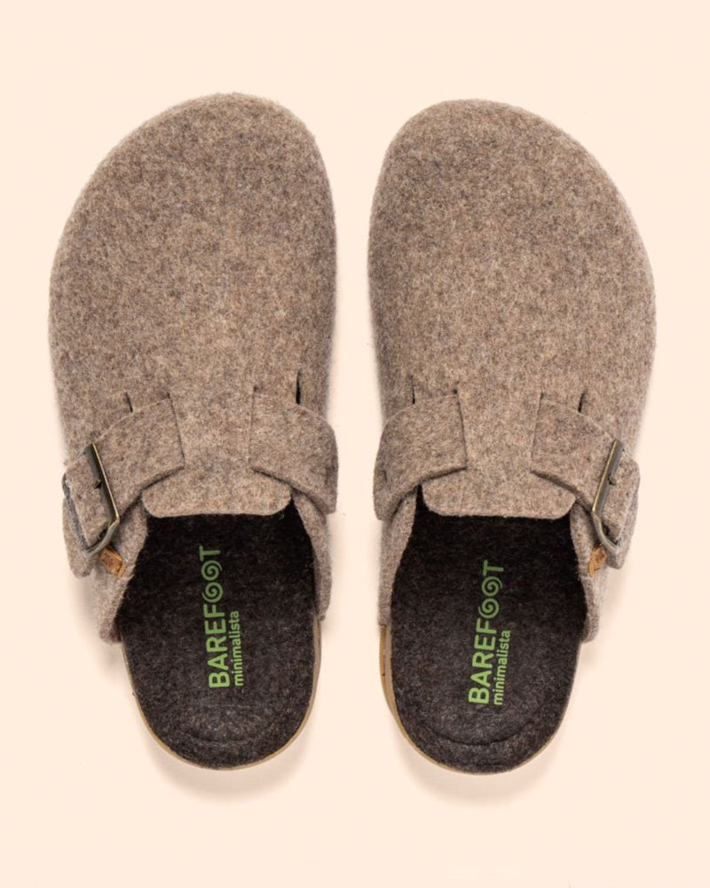 EL NATURALISTA wollen pantoffels SLIPPER NATUREL unisex