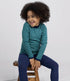 ENGEL longsleeve wol zijde kind GESTREEPT IJsblauw marine