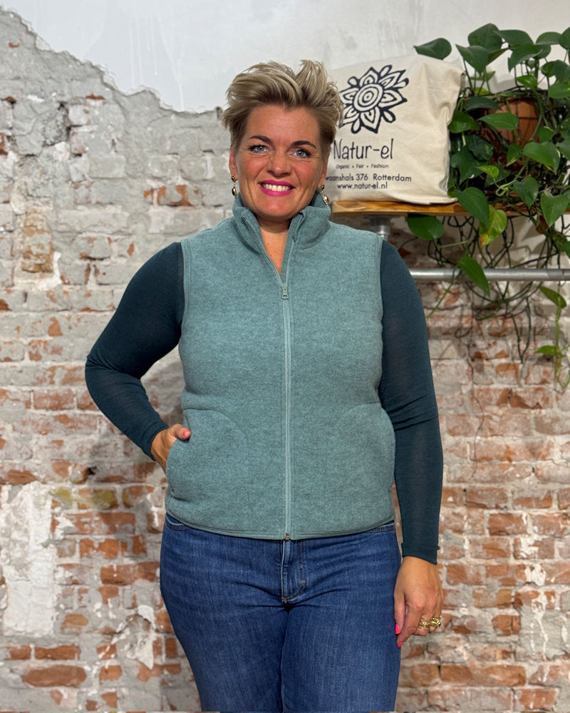 ENGEL NATUR wollen BODYWARMER wolfleece dames JADE