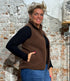 ENGEL NATUR wollen BODYWARMER wolfleece dames KANEEL
