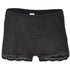 ENGEL NATUR Wol zijde boxer hipster MET KANT dames ZWART