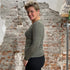 ENGEL Wol zijde longsleeve dames wollen ondergoed OLIJF