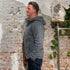 Engel Natur Wollen jas vest heren wolfleece capuchon LEISTEEN
