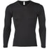 ENGEL Wol zijde LONGSLEEVE HEREN wollen ondergoed ZWART