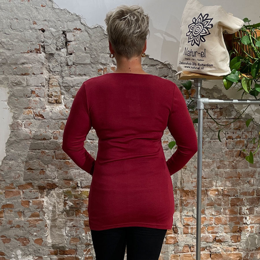 ENGEL Wol zijde tuniek shirt dames MALVE biologische wol
