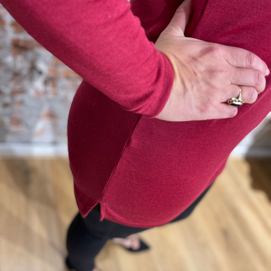 ENGEL Wol zijde tuniek shirt dames MALVE biologische wol