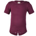 ENGEL wol zijde BABY romper KORTE MOUW effen ORCHIDEE