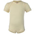 ENGEL wol zijde BABY romper KORTE MOUW effen NATUREL