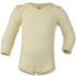 ENGEL baby romper wol zijde met LANGE MOUW effen NATUREL