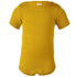 ENGEL wol zijde BABY romper KORTE MOUW effen SAFFRAAN