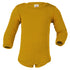 ENGEL baby romper wol zijde met LANGE MOUW effen SAFFRAAN