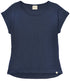 ENGEL Wol zijde shirt met kapmouw NAVY 240 gr m/2
