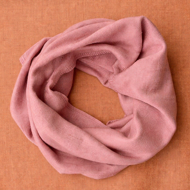 ENGEL wol zijde col shawl sjaal voor kinderen DUSTY ROSE