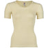 ENGEL Wol zijde dames shirt met korte mouw NATUREL wollen ondergoed