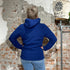 ENGEL wollen DAMES vest MET CAPUCHON wolfleece KOBALT