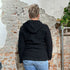 ENGEL wollen Jas vest MET CAPUCHON dames wolfleece ZWART