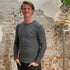 Engel Natur Wollen longsleeve heren LEISTEEN