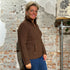 ENGEL wollen Jas vest DAMES wolfleece biologische wol KANEEL