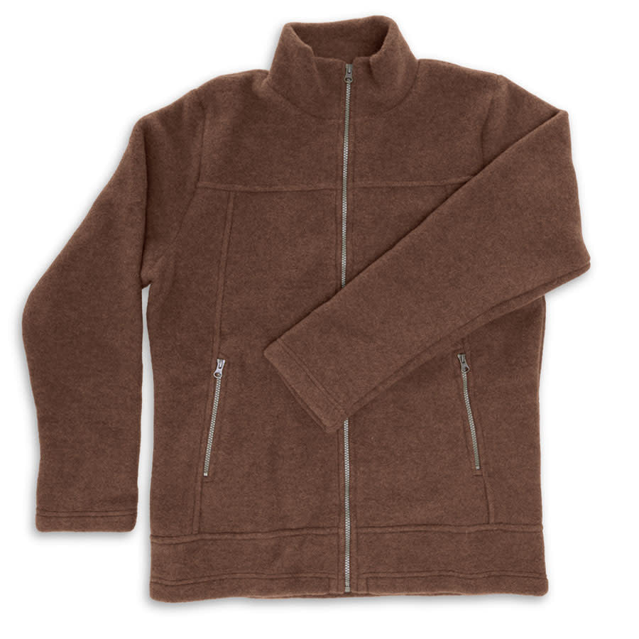 ENGEL wollen jas vest HEREN wolfleece biologische wol KANEEL