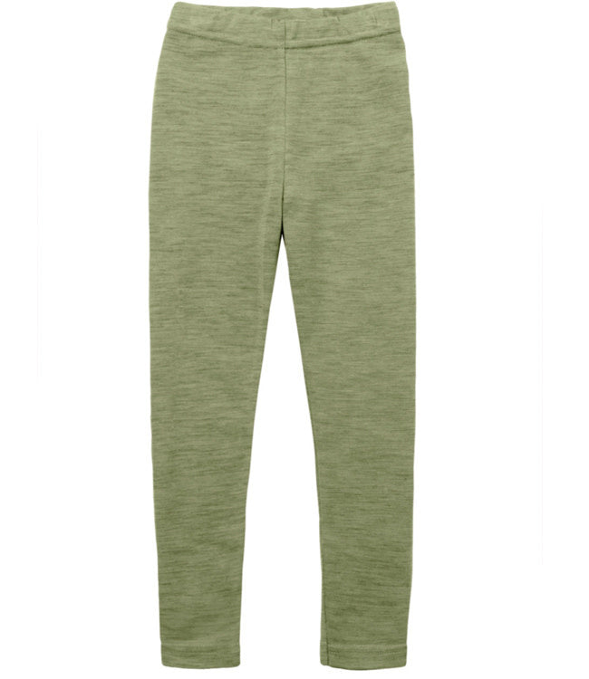 ENGEL wollen legging voor KIND effen SAGE pure wol