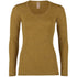 ENGEL Wollen longsleeve dames van biologische wol SAFFRAAN