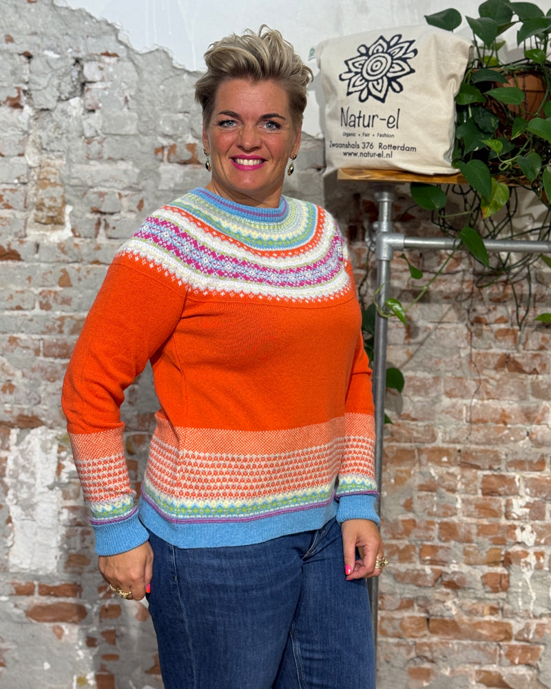 ERIBÉ merino wollen ALPINE TRUI AMELIA met angora