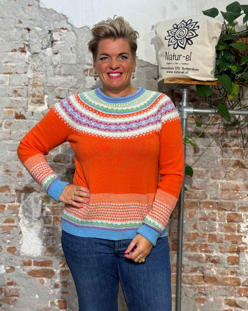 ERIBÉ merino wollen ALPINE TRUI AMELIA met angora