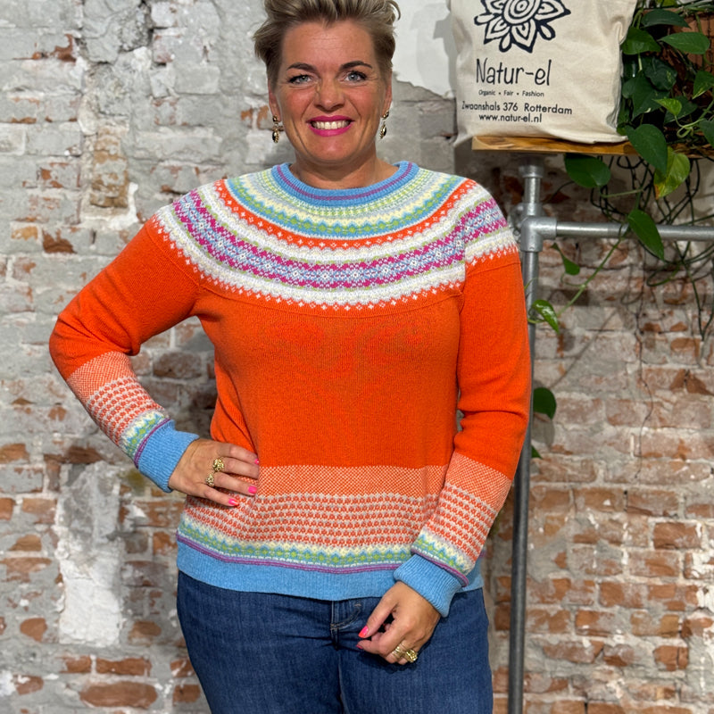 ERIBÉ merino wollen ALPINE TRUI AMELIA met angora