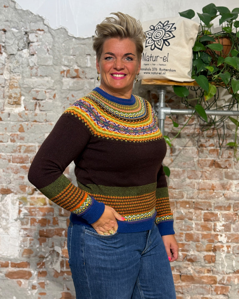 ERIBÉ Merinowollpullover ALPINE mit Angora BELLAROSE