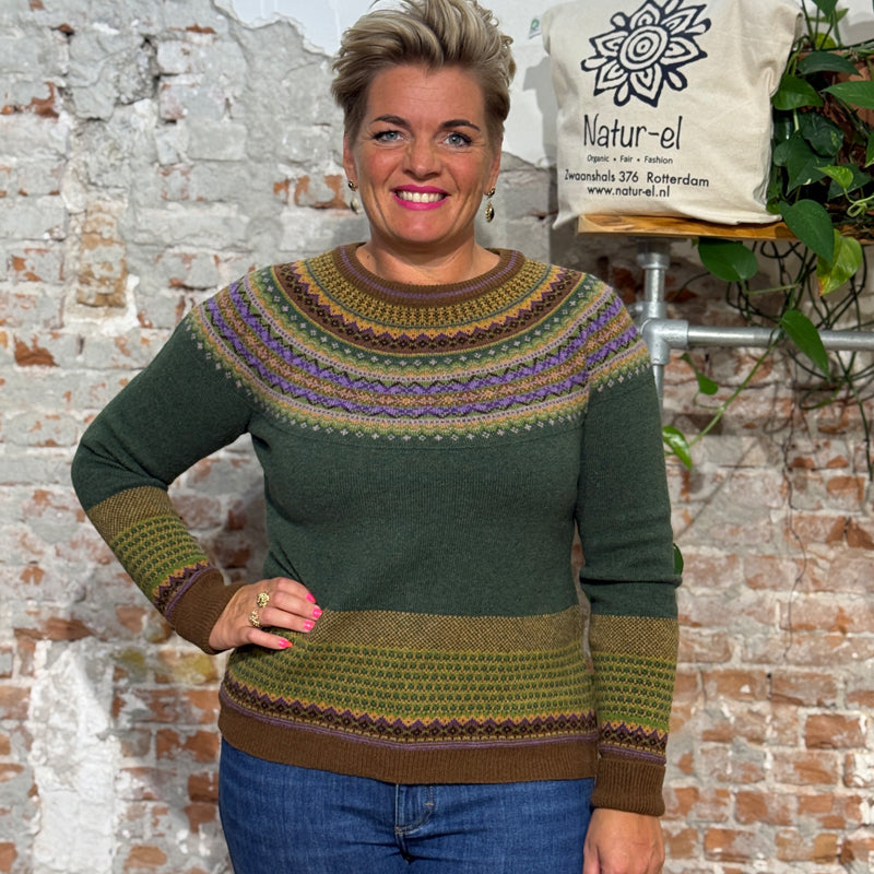 ERIBÉ Merinowollpullover ALPINE mit Angora BELLAROSE