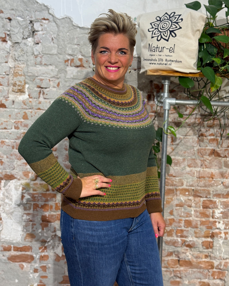 ERIBÉ Merinowollpullover ALPINE mit Angora BELLAROSE