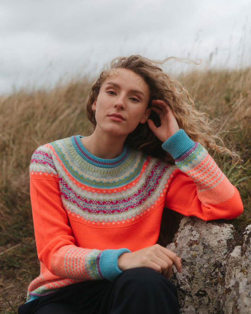 ERIBÉ merino wollen ALPINE TRUI AMELIA met angora