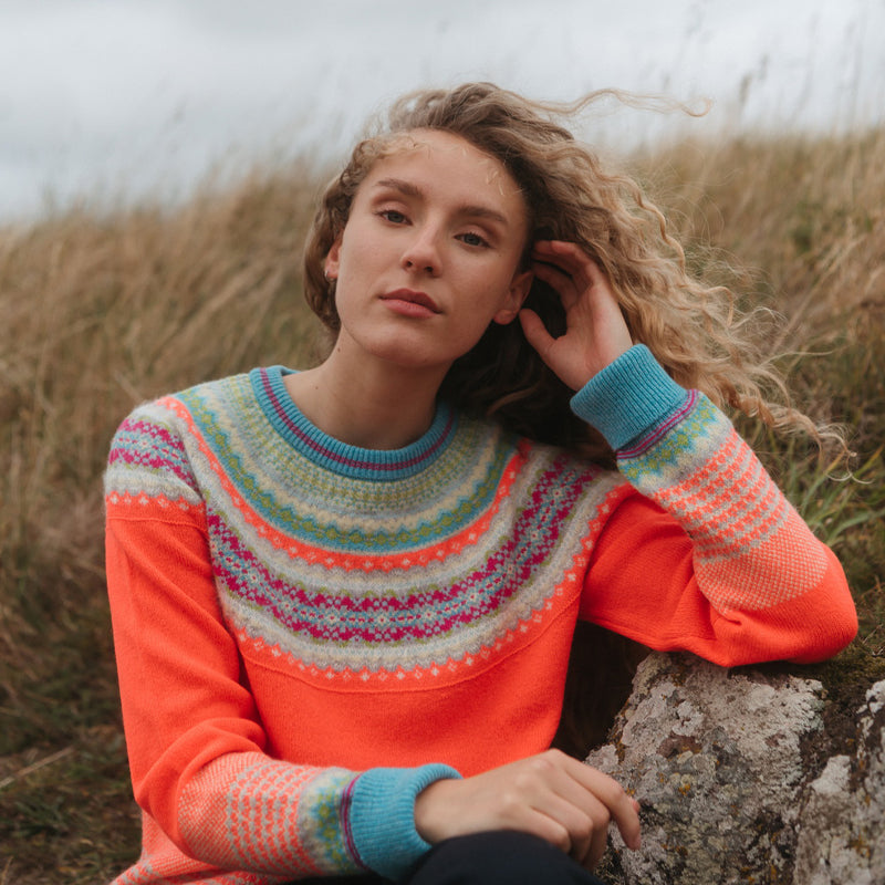 ERIBÉ merino wollen ALPINE TRUI AMELIA met angora