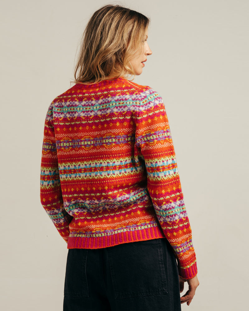 ERIBÉ wollen trui KINROSS FLAME extra fijne lamswol