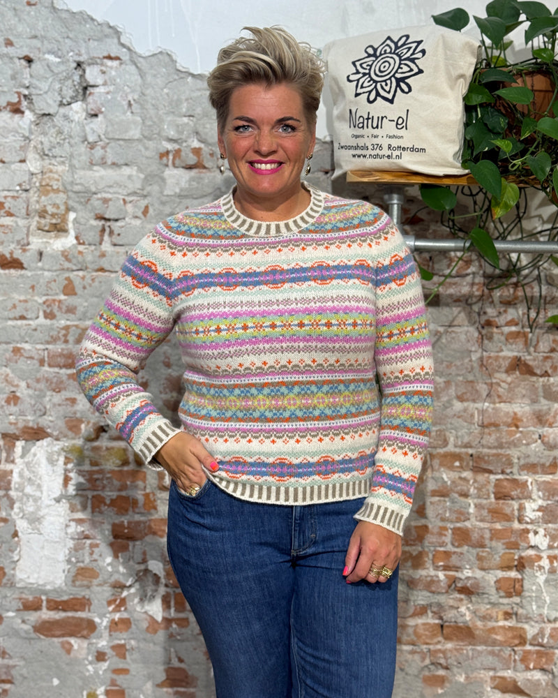 ERIBÉ wollen trui KINROSS MELISSA extra fijne lamswol