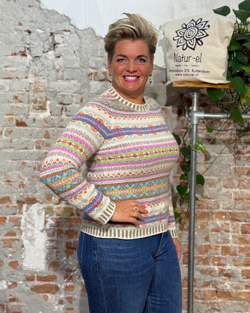 ERIBÉ wollen trui KINROSS MELISSA extra fijne lamswol