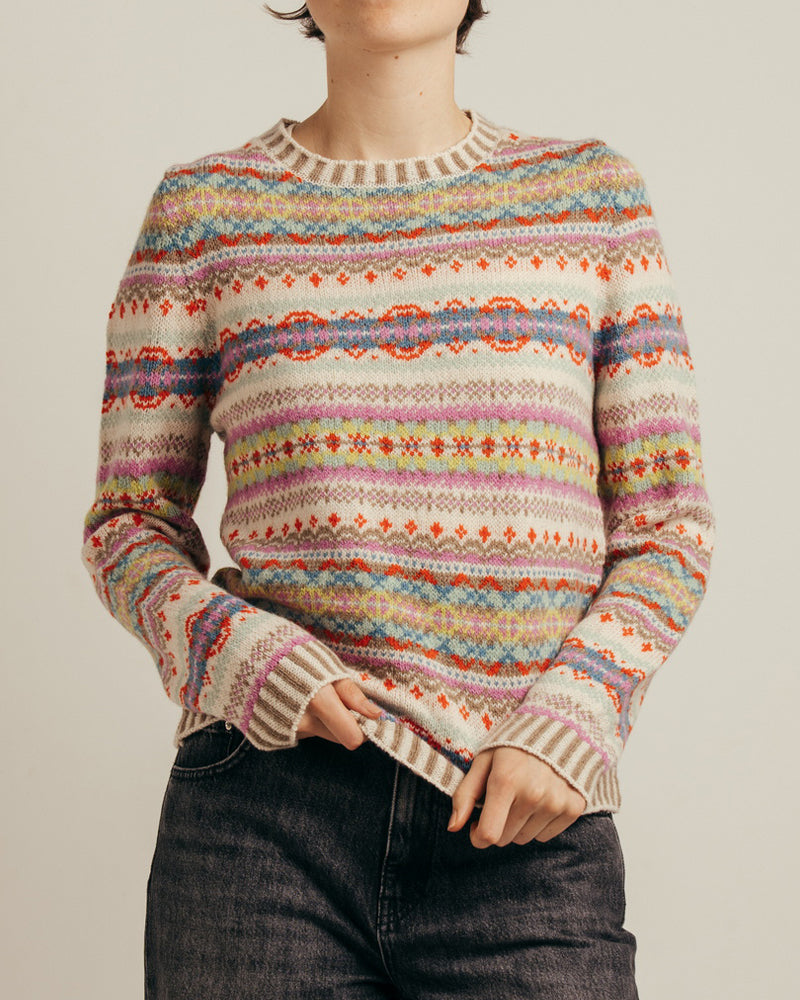 ERIBÉ Pullover extrafeine Lammwolle Damen KINROSS MURAL