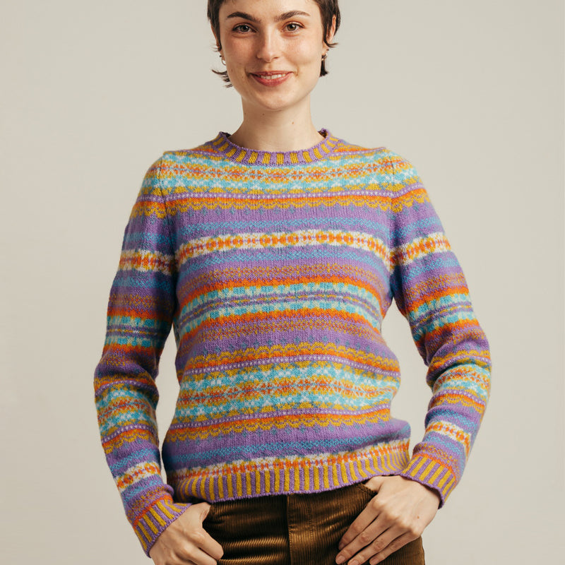 ERIBÉ Pullover extrafeine Lammwolle Damen KINROSS MURAL
