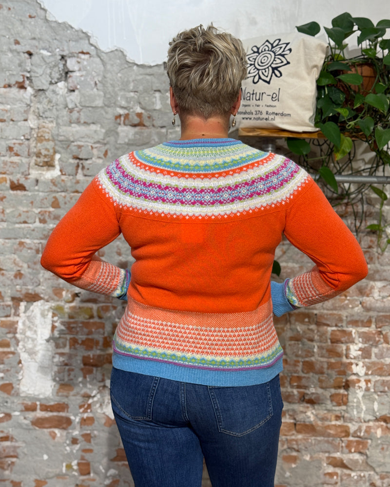 ERIBÉ merino wollen vest ALPINE AMELIA met angora