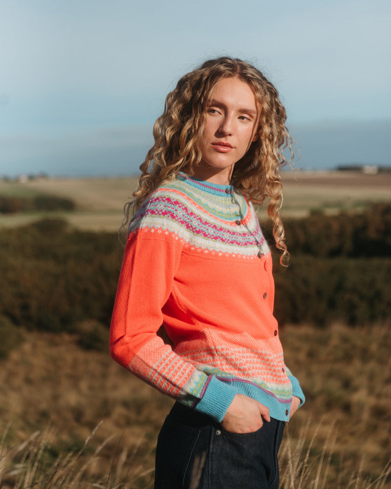 ERIBÉ merino wollen vest ALPINE AMELIA met angora