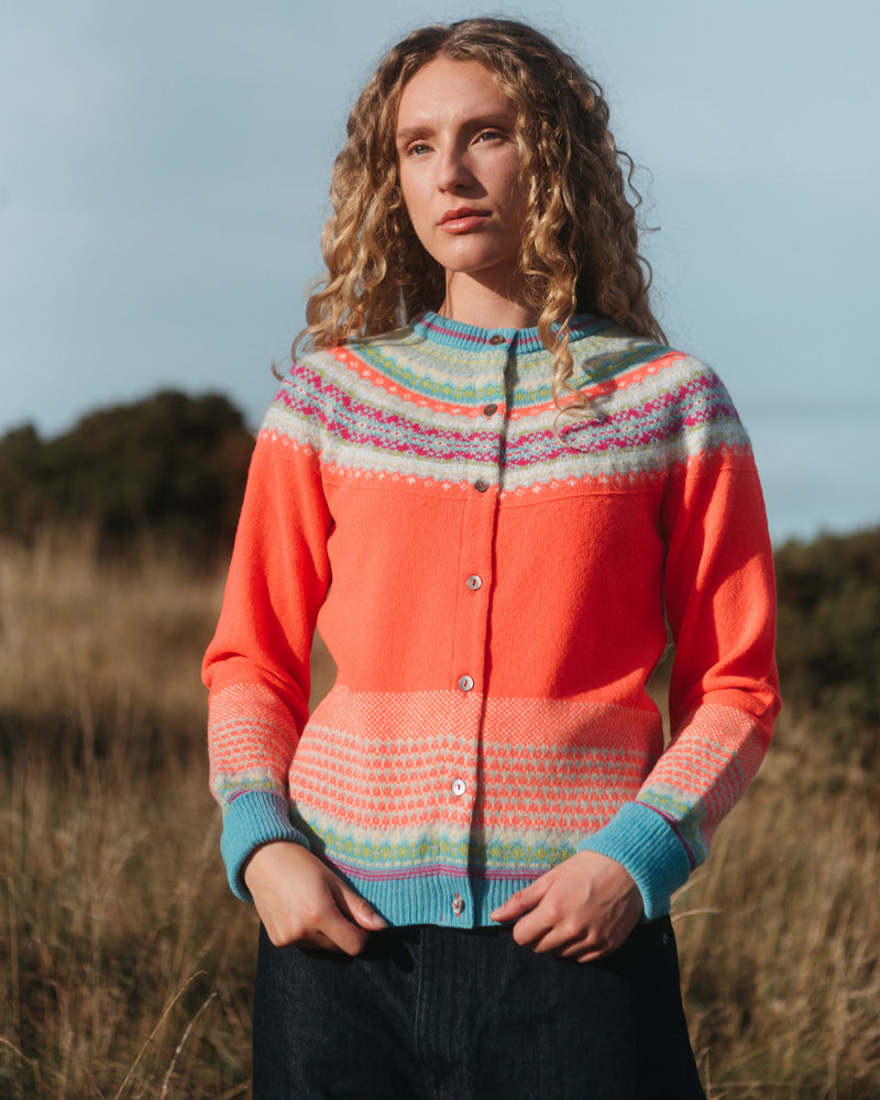 ERIBÉ merino wollen vest ALPINE AMELIA met angora