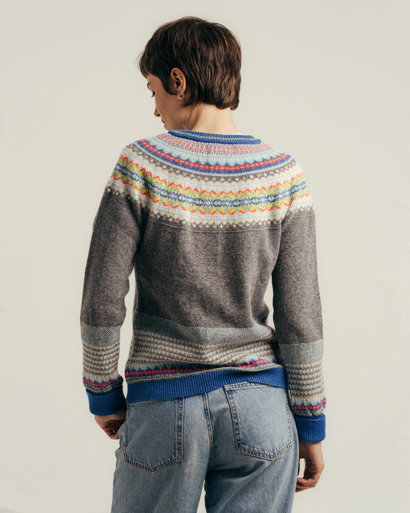 ERIBÉ merino wollen vest ALPINE CHARM met angora