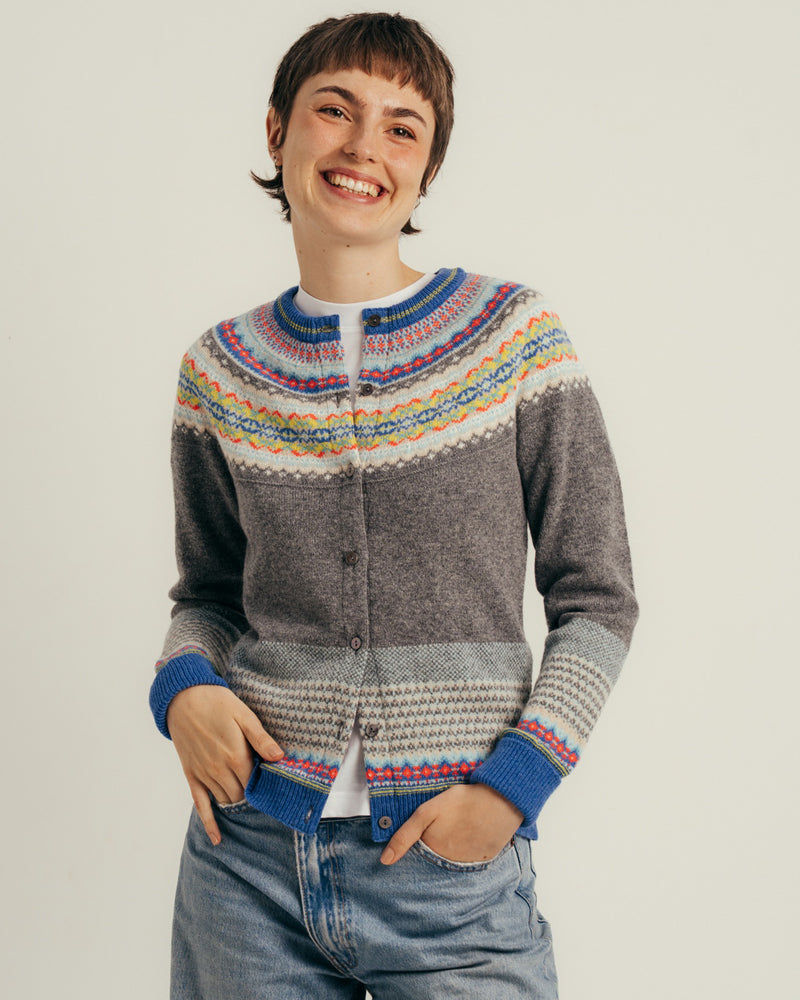 ERIBÉ merino wollen vest ALPINE CHARM met angora